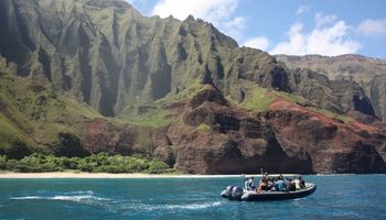 Napali Coast Raft Snorkeling Kauai