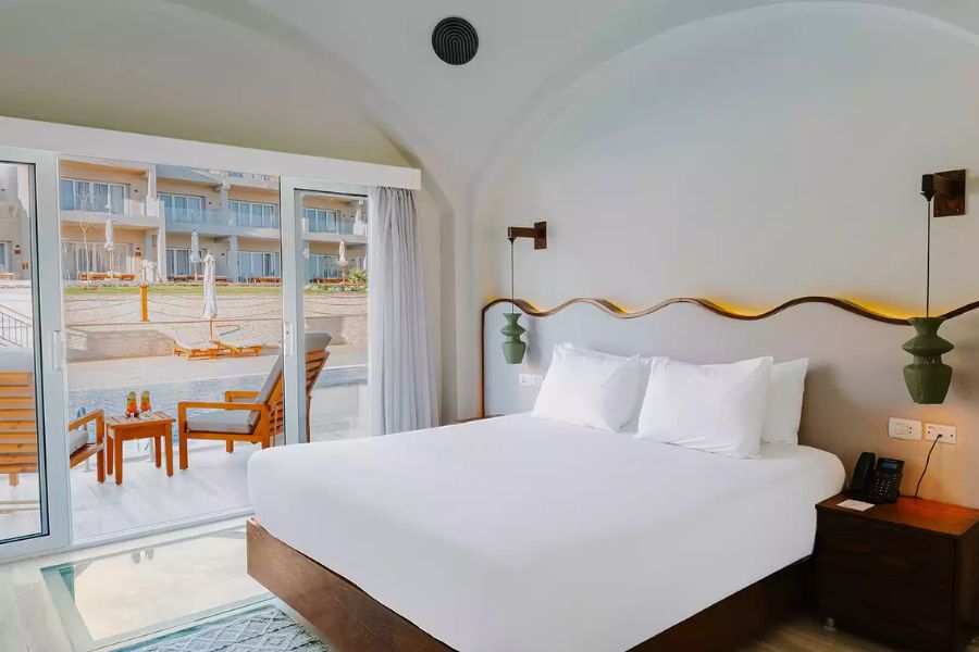 Chambre Maldive lake
