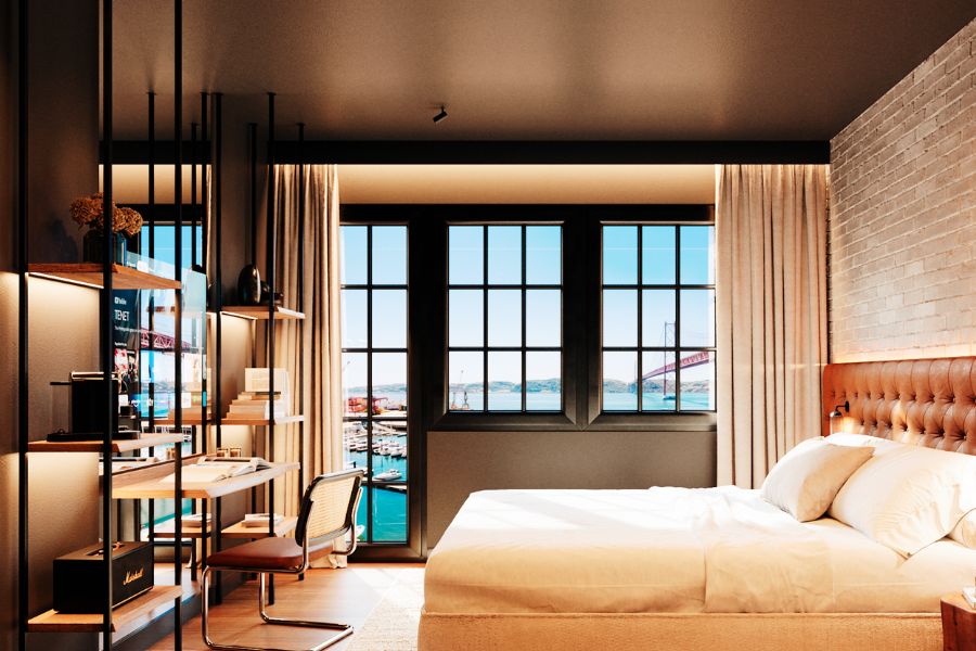 Chambre Deluxe vue rivière