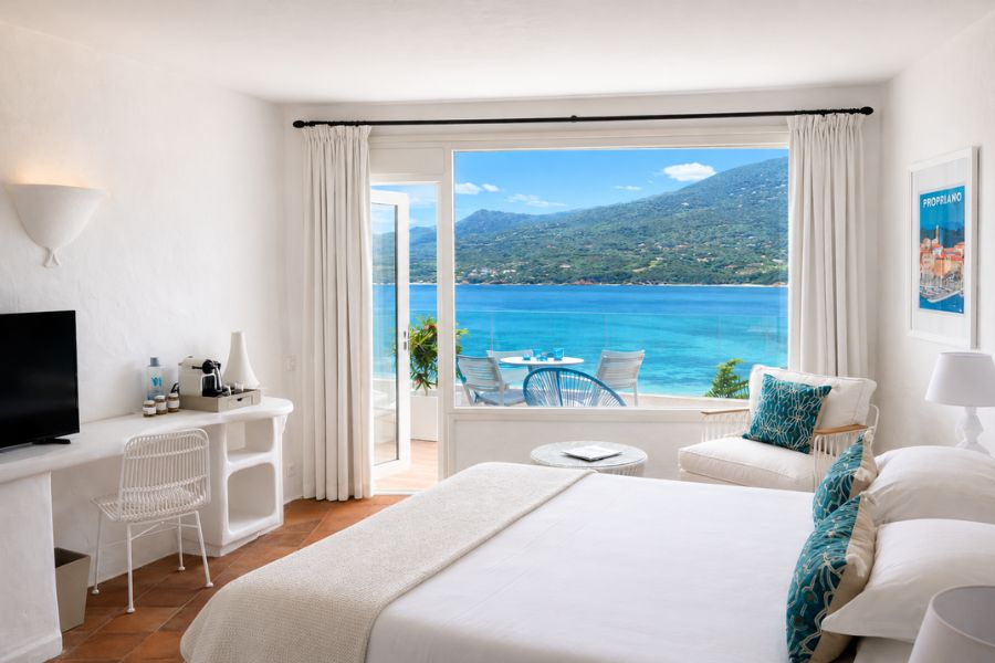 Chambre A'mare terrasse vue mer