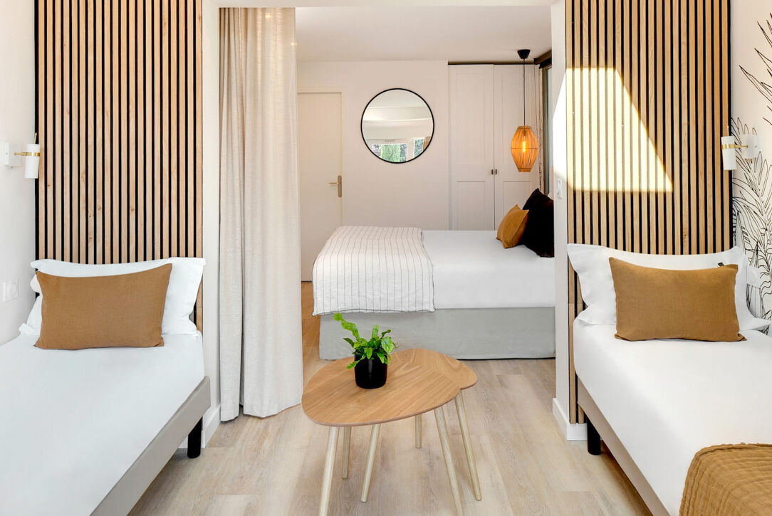 Chambre Familiale vue jardin